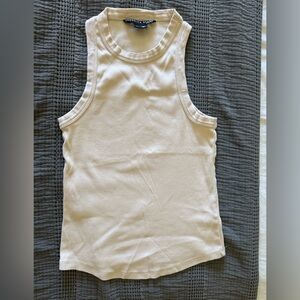 Veronica Beard Jordyn Cream Tank Top